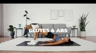 'At Home Glutes & Abs Workout With Kayla Itsines'