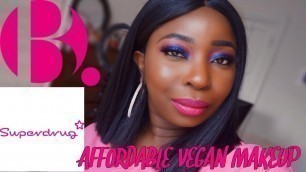 'TESTING B MAKEUP ON DARK SKIN | 99% DRUGSTORE CRUELTY FREE VEGAN MAKEUP TUTORIAL | KKGLAMOVERS'