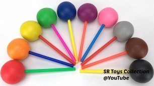 'Play Doh Lollipops with Fruits & Vegetables Cookie Molds'