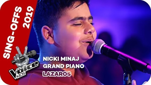 'Nicki Minaj - Grand Piano (Lazaros) | Sing-Offs | The Voice Kids 2019 | SAT.1'