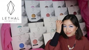 'Lethal Cosmetics Eyeshadow Swatch Party'