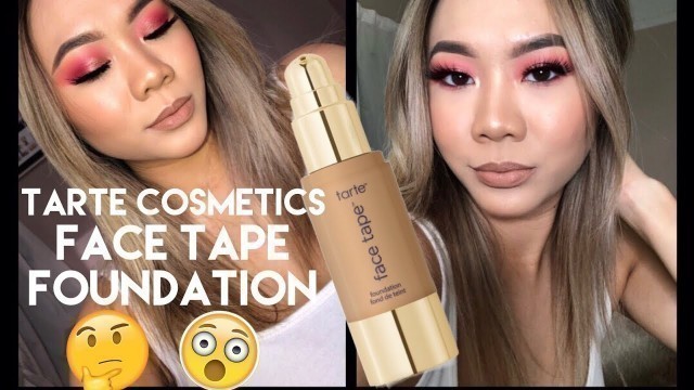 'FIRST IMPRESSIONS | TARTE COSMETICS SHAPE TAPE FOUNDATION WEAR TEST! | HELEN DUONG'