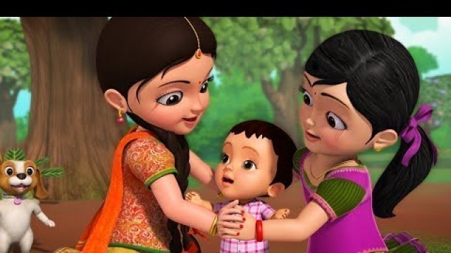 'Oka Kunda Niru Posaru - Number Game | Telugu Rhymes for Children | Infobells'