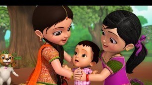 'Oka Kunda Niru Posaru - Number Game | Telugu Rhymes for Children | Infobells'