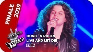 'Guns N\' Roses - Live And Let Die (Erik) | Finale | The Voice Kids 2019 | SAT.1'