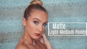 'TARTE SHAPE TAPE FOUNDATION- Matte Light-Medium Honey- IN DEPTH REVIEW | Amanda Koenig'