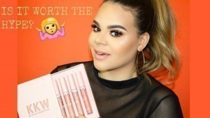 'KKW X KYLIE COSMETICS COLLECTION + TUTORIAL|Sharmkup'