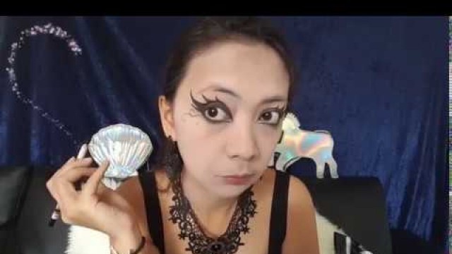 'Fierce Zhai Collaboration: Gothic Makeup Challenge w/ NavyDocWife using CRUELTYFREE | VEGAN Makeup'
