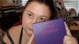 'Lethal Cosmetics Nightflower #makeupover40 #lethalcosmetics #disabledmua'