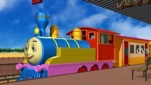 'Chuku chuku railu vastundi - 3D Animation Telugu Rhymes for children with lyrics'