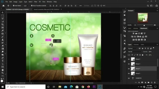 'How to Create an Instagram Post Banner Design for Cosmetics'