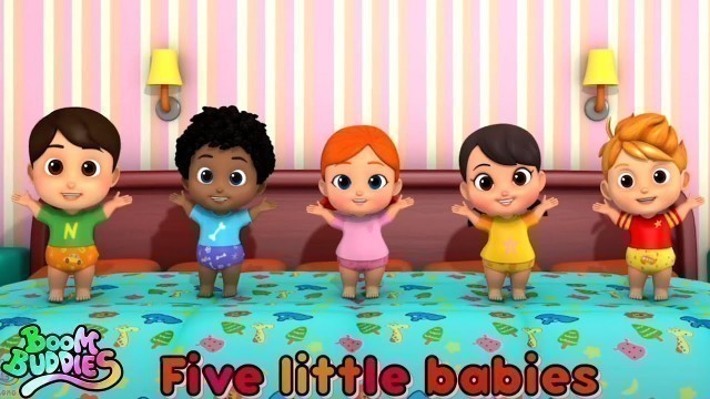 'Five Little Babies - Sing Along | Songs for Kids | Nursery Rhymes and Children Song by Boom Buddies'