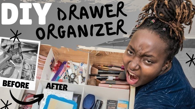 'DRAWER ORGANIZER DIY || THINGS DIDN\'T GO AS PLANNED || MY HOUSE TOUR KENYA || DRESSER ORGANIZATION'