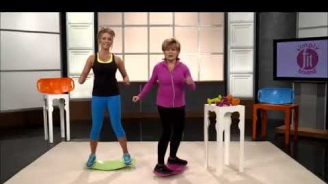 'Simply Fit Board - The Abs Legs Core Workout Balance Board with A Twist, As Seen on TV'