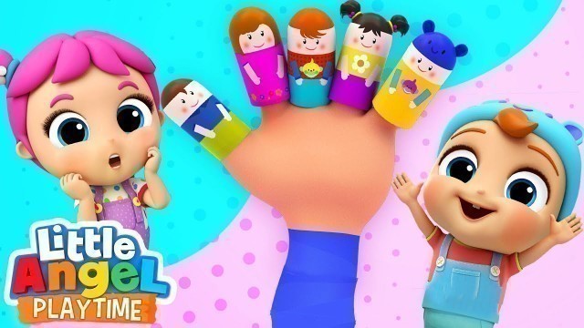 'Baby John’s Finger Family Song + More Fun Sing Along Songs by Little Angel Playtime'