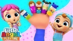 'Baby John’s Finger Family Song + More Fun Sing Along Songs by Little Angel Playtime'