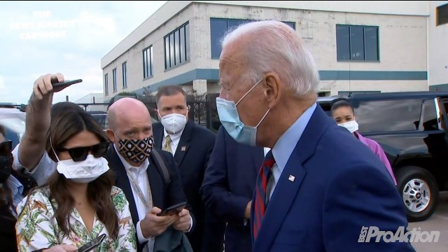 'Biden on Trump\'s health and Walter Reed drive-by.'