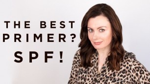 'The BEST Primer For Make-up is SPF | Dr Sam Bunting'