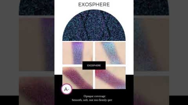 'Lethal Cosmetics Exosphere, Parsec, Singularity Multichrome Reviews & Swatches #shorts'