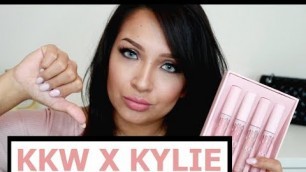 'KKW x Kylie Cosmetics Review | Swatches On Brown Skin (Not Sponsored)'