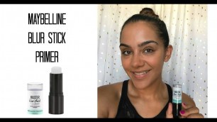 'Maybelline Blur Stick Primer Review | NotARichGirl'