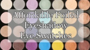'Bh Foil Eyes Eyeshadow Palette | Eye Swatches'