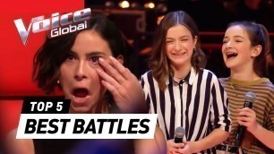 'BEST BATTLES in The Voice Kids around the world'