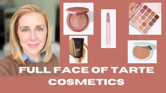 'FULL FACE OF TARTE COSMETICS!!! #tarte juicy palette'