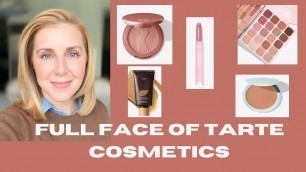 'FULL FACE OF TARTE COSMETICS!!!  #tarte juicy palette'