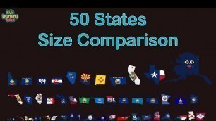 'Universe Size Comparison 50 States Size Comparison'