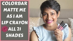 'Colorbar Matte Me As I Am Lipcolor 