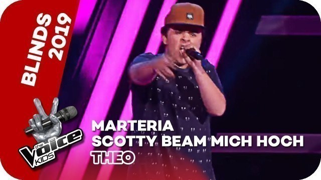 'Marteria - Scotty Beam Mich Hoch (Theodor) | Blind Auditions | The Voice Kids | SAT.1'