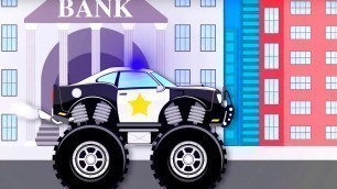 'Monster truck police, Surprise eggs & Children songs'