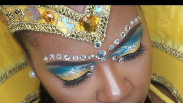 'CARNIVAL MAKEUP TUTORIAL | BH COSMETICS FOIL EYESHADOW PALETTE!'