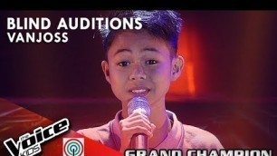 'Vanjoss - My Love Will See You Through | Blind Auditions | The Voice Kids Philippines Season 4'