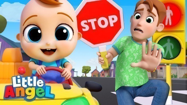 'Green Light Go! Red Light Stop! | Little Angel Kids Songs & Nursery Rhymes'