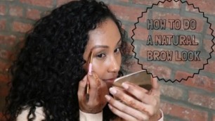 'How To: Natural Brow Look Using Jane Iredale Cosmetics'