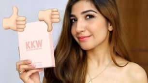 'Makeup Collection - Kylie Cosmetics KKW créme lipsticks | Review and swatches| Asian skin tone'