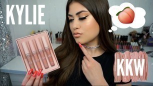 'KKW x KYLIE COSMETICS Creme Liquid Lipsticks?!'