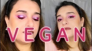 'Using only VEGAN Makeup 2020 | Full face of Vegan friendly/Cruelty free Makeup 2020 | Aastha Bahl'