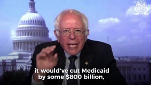 'Bernie Sanders  Reaction to Trump & the GOP Health care bill failure'