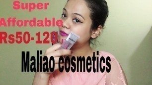 'Super affordable maliao cosmetics (lip cream ,eyeliner,primer)'