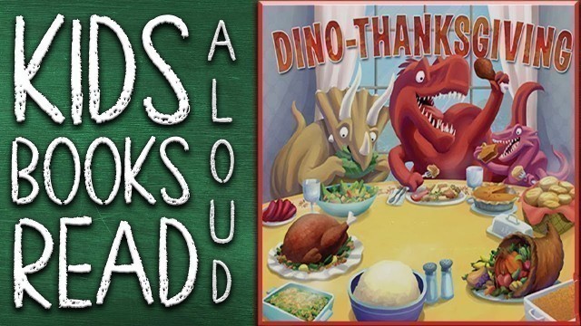 'Read With Me - DINO THANKSGIVING - Kids Book Read Aloud - STORIES FOR KIDS - Read Along Video'