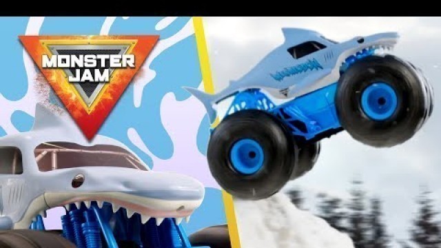 'Megalodon Storm RC Mega Compilation - Monster Jam Toy Trucks - Action Toy Videos for Kids'