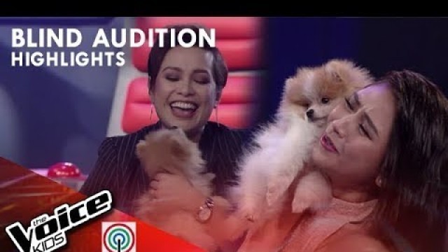 'Coach Sarah at Lea, natuwa nang makita ang pet ni Gaea | The Voice Kids Philippines 2019'