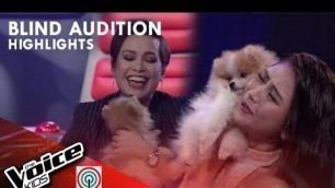 'Coach Sarah at Lea, natuwa nang makita ang pet ni Gaea | The Voice Kids Philippines 2019'