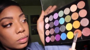 'Simple Copper Eye Makeup using BH Cosmetics Foil Eyes Palette'