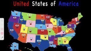 'Scrambled states of America(Virginia and Maryland already did this as a gift for Kids learning tube)'