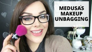 'MEDUSA\'S MAKEUP UNBAGGING + SWATCHES & REVIEW | Cruelty Free & Vegan Makeup | February 2017'