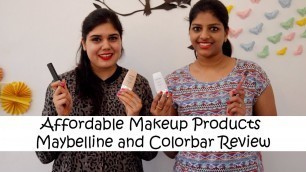 'Affordable Makeup Products: Maybelline and Colorbar Review || The Chic Mantra'